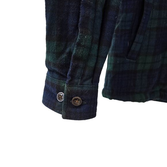 L.L. Bean Scotch Plaid Sherpa Lined Jacket Size Medium - Picture 6 of 8
